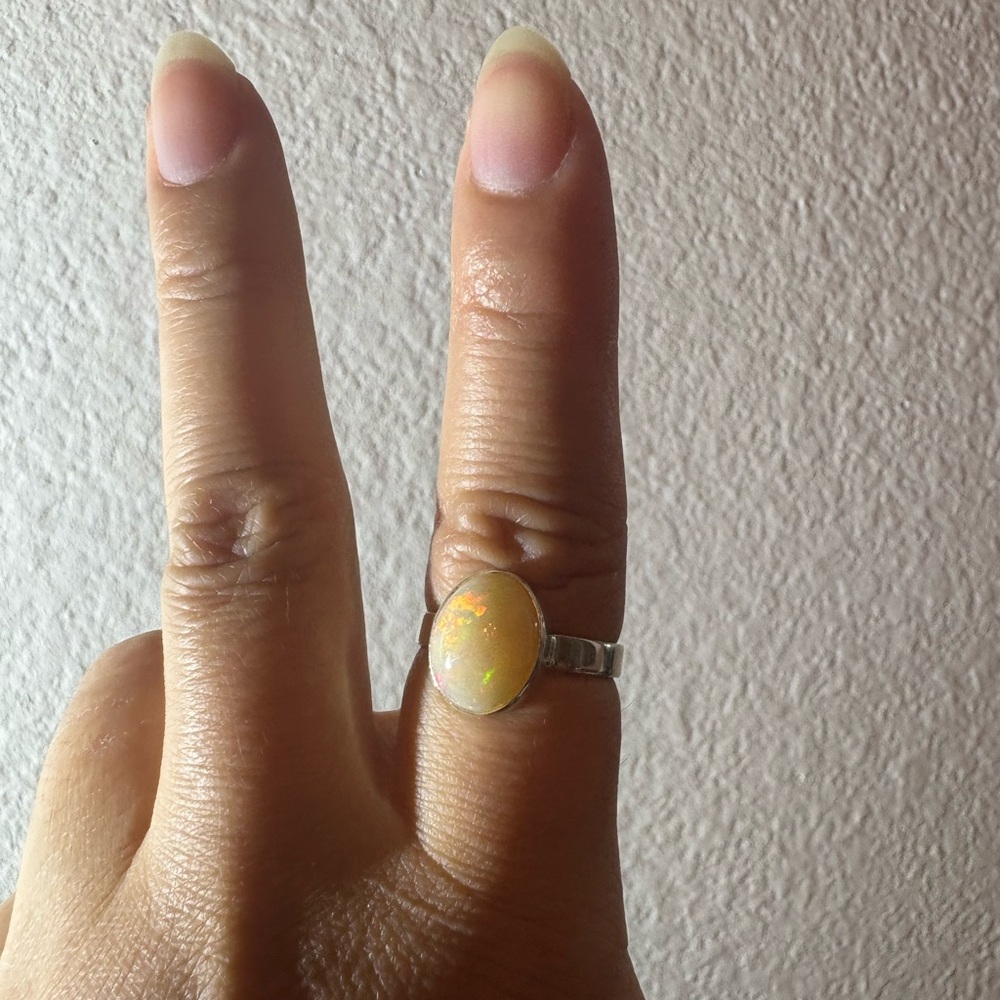 Ethiopian Opal Ring - image 6